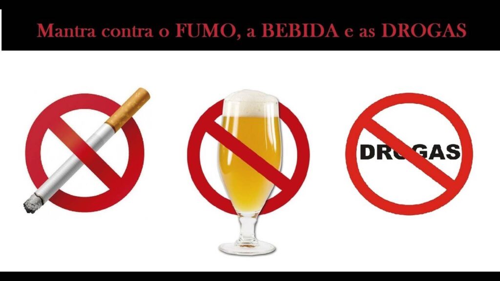 Não usar álcool e drogas