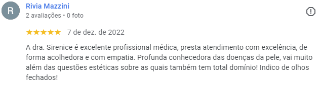 avaliação do Google- texto 16