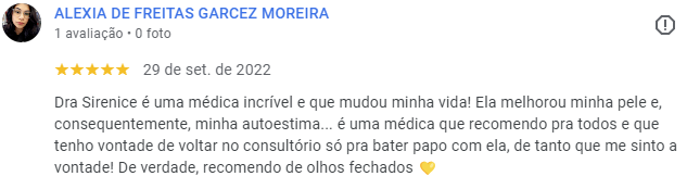 avaliação do Google- texto 18