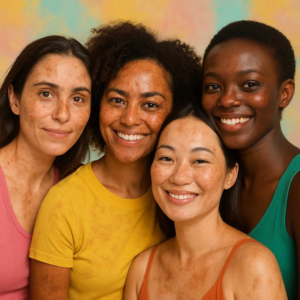 Melasma é uma doença de pele que afeta mais mulhres que homens.